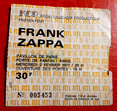 Ticket billet used - used, place