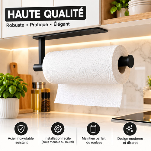 Porte essuie tout adhésif - porte, essuie-tout