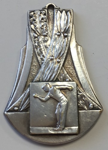 Médaille métal argenté