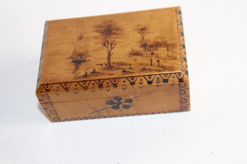 Boite timbres bois - a,
