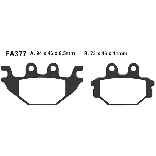 Coppia pastilles ebc fa377r - pastilles,