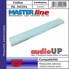 Moquette Acoustique Adhésif Couleur Blanc Glace Revêtement Box Sub - Wagons