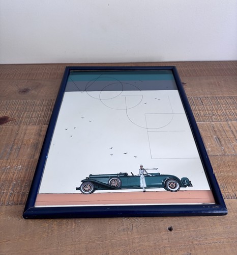 Ancien miroir publicitaire - ancien,