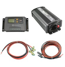 Solaire Set 10A 600 Watt Onduleur Régulateur Câble pour Entrées Panneau 12V PV