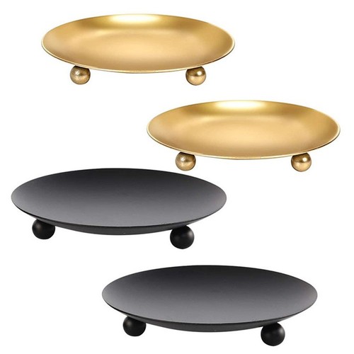 Bougeoir support plaque fer