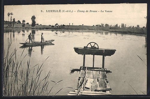 Cpa luzille etang brosse - etang,