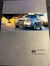 Brochure Daewoo Kalos de 2002