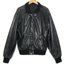 Blouson En Cuir Noir Vintage 80’s Japa