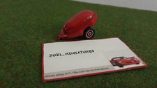 SOLIDO MADE IN FRANCE MOTORCYCLE FIRE TRAILER GUINARD PUMP red 1/43 or 1/50 SOLIDO MADE IN FRANCE