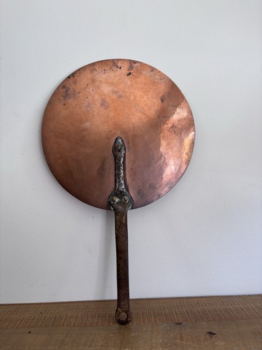 Ancien couvercle cuivre - couvercle,