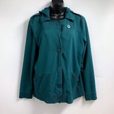 Skunkfunk Women's Double Button Connect Hooded Cotton Jacket Size S