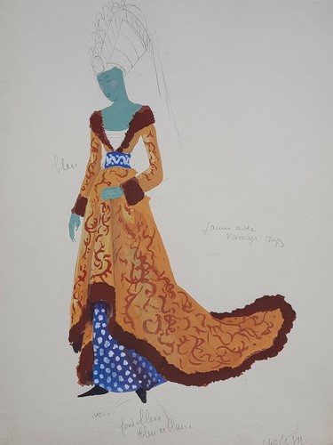 Costume medieval theatre - theatre, femme
