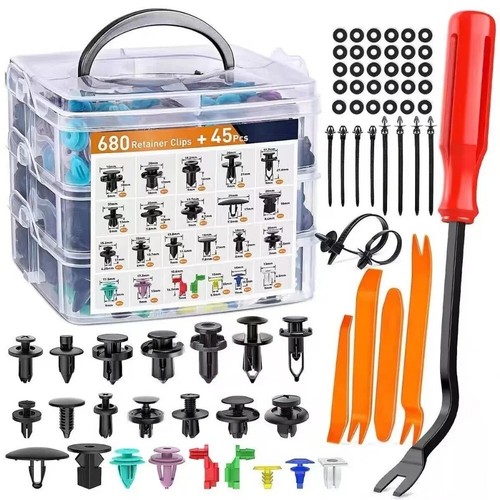 Kit clips carrosserie 680 - kit,