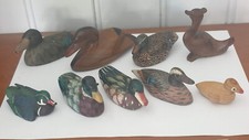 CANARDS  miniatures en bois