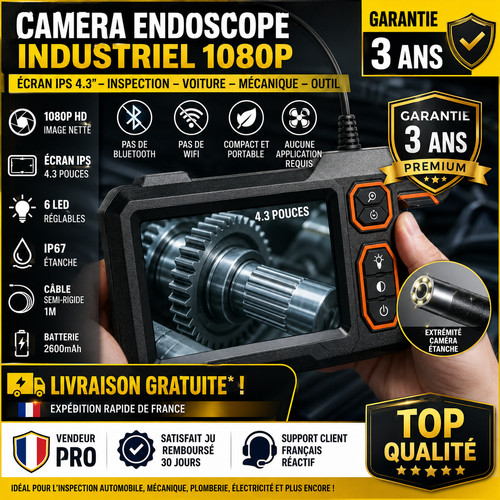 Camera endoscope industriel - endoscope,