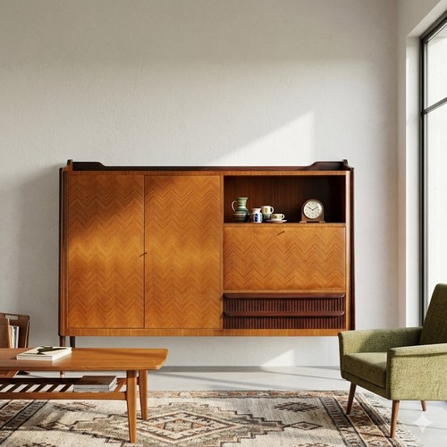 Meuble salon vintage - meuble, de