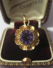 Magnifique pendentif fleur