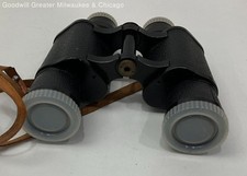 Vintage Binolux Japan Binoculars with Original Leather Case – 7x50