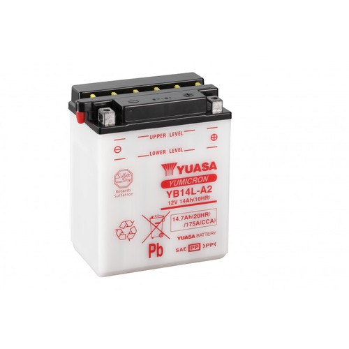 Batterie moto yuasa yb14l - batterie, yb14l-a2