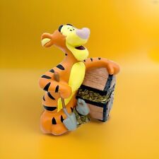 Disney Winnie Tiger Piggy Bank Treasure Chest / Vintage Coin Bank Retro Collector