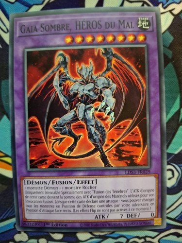 Carte gaia sombre - yu-gi-oh,