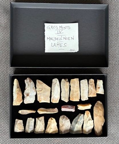 Magdalénien silex taillés - magdalénien,