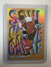 2023-24 Skybox Metal Universe Eric Lindros Soul of the Game Gold /99 #33 Flyers