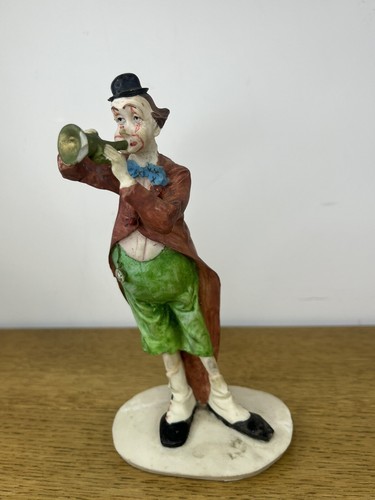 Figurine clown musicien - clown,