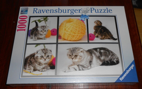 Puzzle 1000 pièces chatons - puzzle,