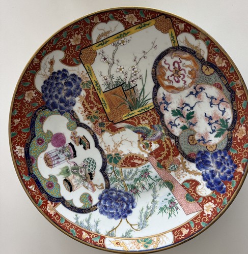 Large antique plate meiji - large,