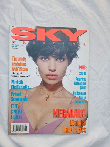 Sky magazine august 1992 - august,