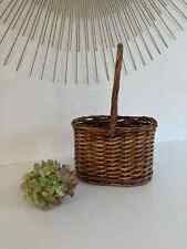 1 ⚜️   Panier à Bouteilles en Osier Rotin - Pour 2 Bouteilles