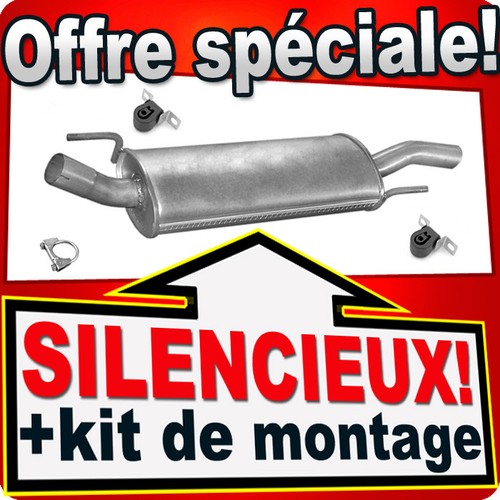 Silencieux arriere pour - arriere, vw