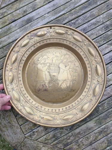 Grand plat offrande flamant - a,