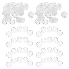  100 Pcs Coussinet Clips Oreilles Remplacement Des Coussinets D'oreille Boucle