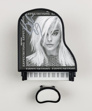 Bebe Rexha Autographed Signed Custom Toy Mini Piano Expectations ACOA