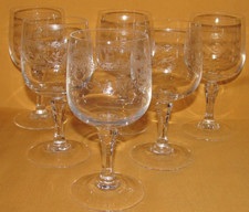 Série de 6 verres à eau