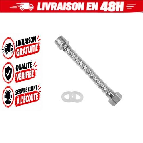Tuyau flexible inox ondulé