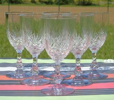 Service de 6 verres en cristal