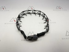 Herm Sprenger Black Stainless Steel Dog Training Collar 3.2 mm x 20 in