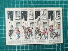 XH144 Postcard Fancy 1900 Mini Comics - So Be Complacent