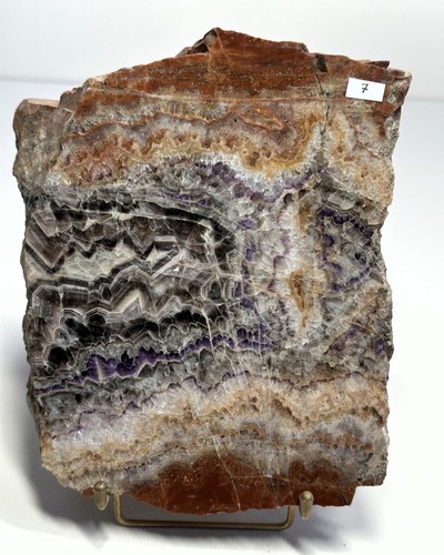 Agate améthysée auvergne - agate,