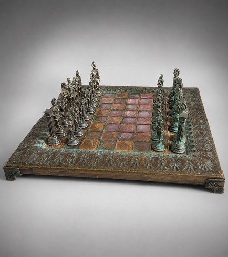 Jeu échecs vintage en - d’échecs,