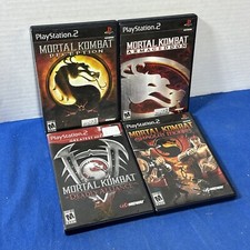 Lot Mortal Kombat PS2 Shaolin Monks Deception Armageddon Deadly Alliance Games