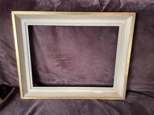 cadre ancien en bois début XXe pour toile 53x40cm