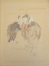 Jacques Villon (1875-1963) Lithograph, Vautours (Vultures) 