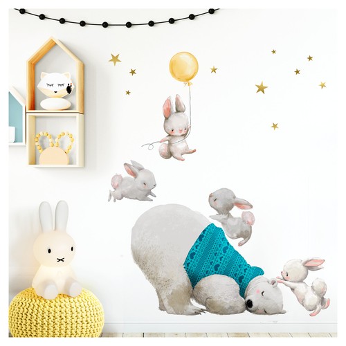 Sticker mural chambre enfant - sticker,