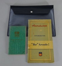 Board folder + operating instructions Simca Aronde 1300 (1290 Flash) Type 90A from 11/1955