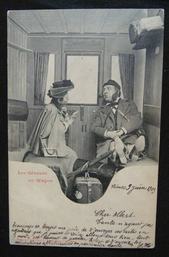 Carte postale ancienne - postale, sncf