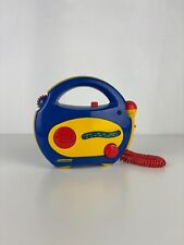 Vintage 1993 Carrefour Quality Toys Vintage Radio, Microphone 